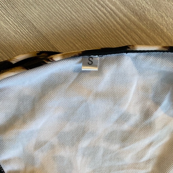 Bedazzled Animal Print Padded Bikini Size Small - Picture 8 of 8